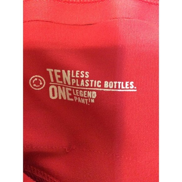 NIKE Dri-Fit Capri Legging Medium Women Coral  Polyester Spandex - Picture 2 of 4